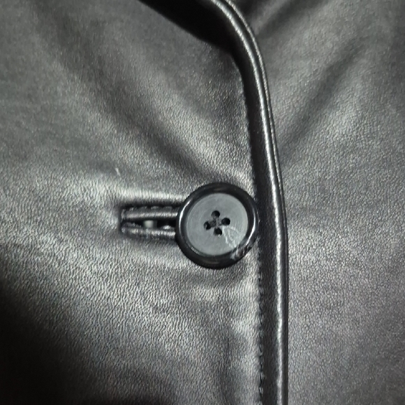 Style & Co. Black Leather Jacket - Picture 5 of 9